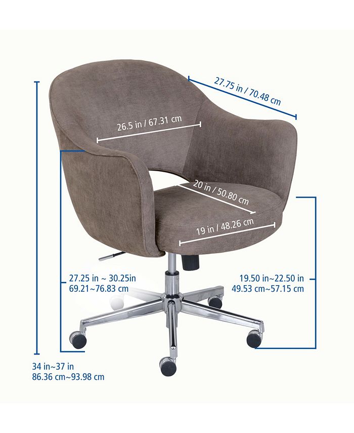 Serta Valetta Home Office Chair Macy's