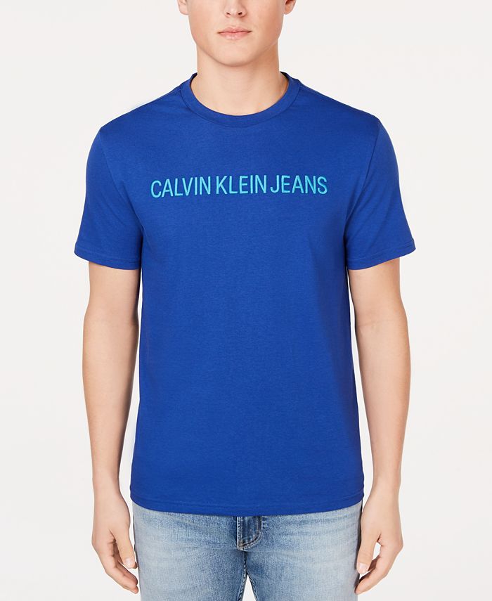 Calvin Klein Jeans Men's Ringer T-Shirt - Macy's
