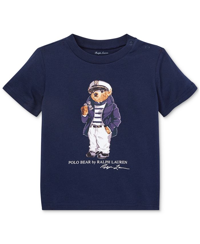 Polo Ralph Lauren Baby Boys Bear Cotton T-Shirt - Macy's