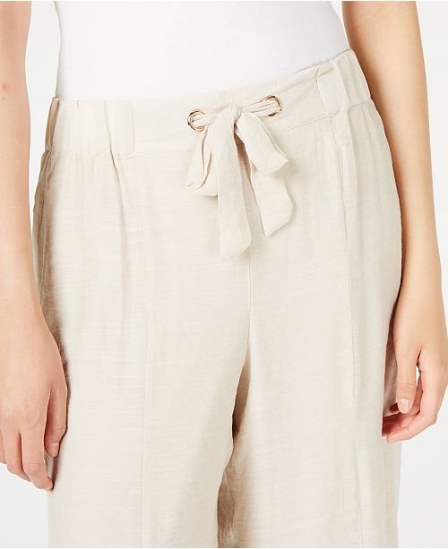 Thalia Sodi Gauze Pull-On Capri Pants, Created for Macy's & Reviews ...