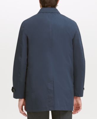 Men's Button-Front Water Resistant Rain Coat 