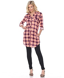 Women's Piper Stretchy Plaid Tunic