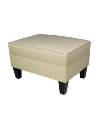 MJL Furniture Designs Brooklyn Square Upholstered Storage Ottoman