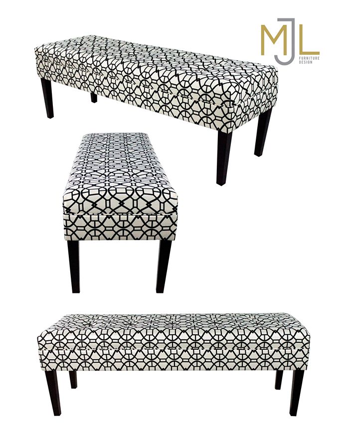MJL Furniture Designs Kaya Button Tufted Entryway Long Bench Macy's