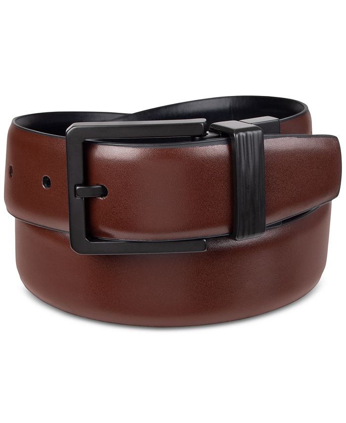 Alfani Men's Reversible Custom Fit Belt, Created for Macys - Macy's
