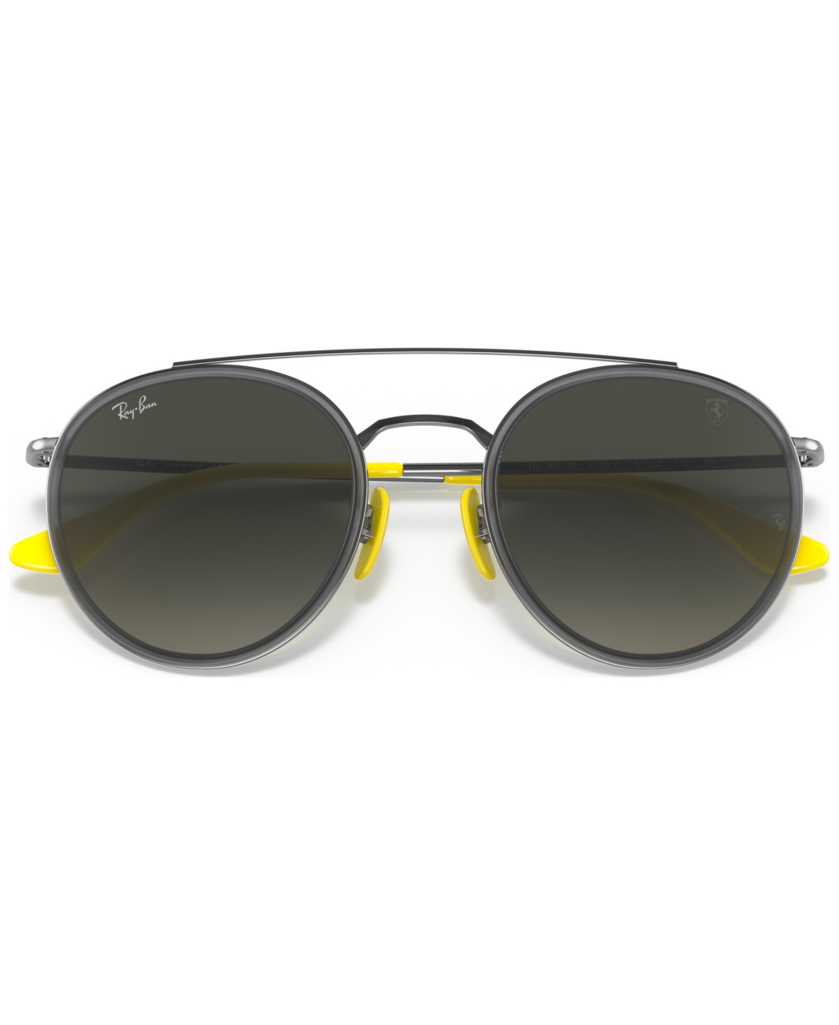 Ray-Ban Men's Sunglasses, RB3647M Scuderia Ferrari Collection 51 -GREY GRADIENT DARK GREY