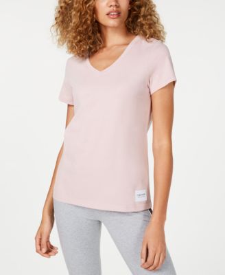 calvin klein v neck t shirt women's