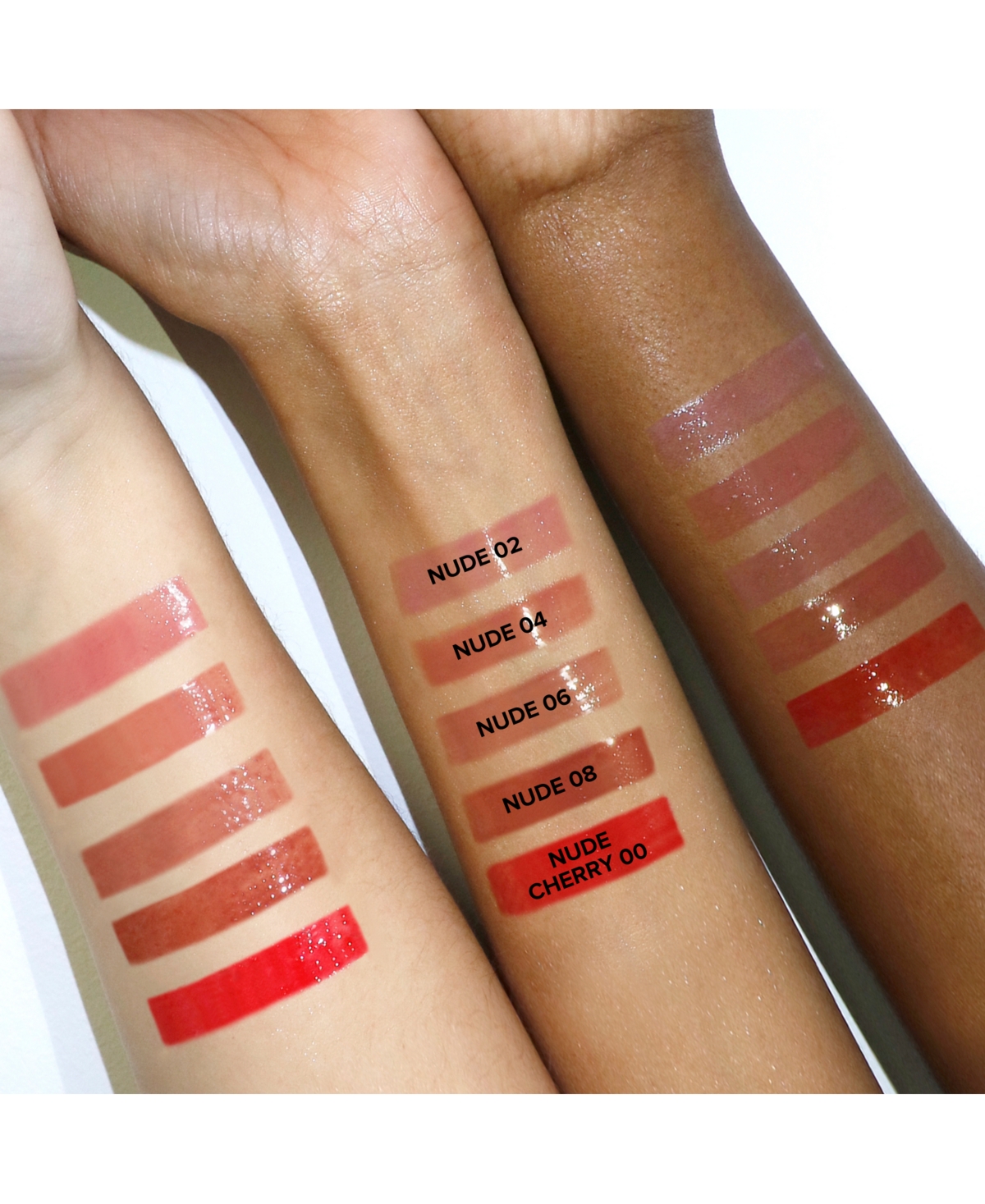 Nudestix Nude Plumping Lip Glace Nude Cherry 00 0.34 oz/ 10 ml In Nude Cherry 00
