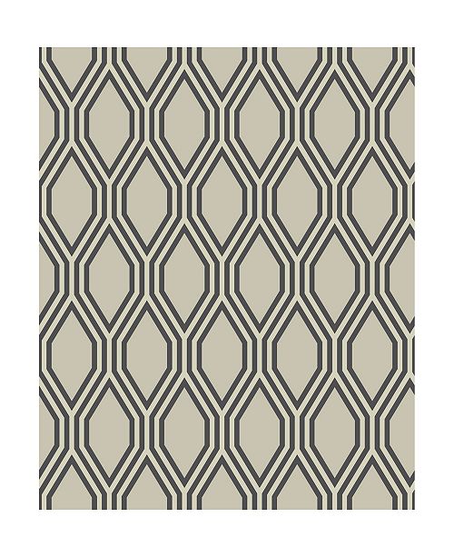 Brewster Home Fashions Honeycomb Geometric Wallpaper 396 X 20 5