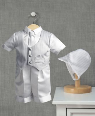 Lauren Madison Baby Boys 3 Piece Satin Christening Set Macy s