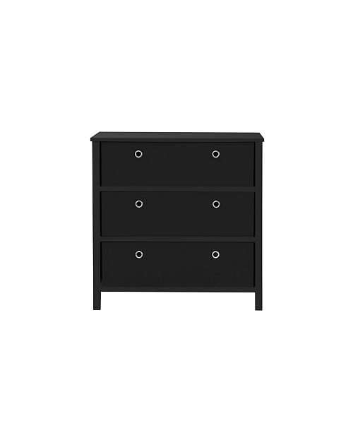 Ez Home Solutions Foldable Furniture 3 Drawer Single Dresser