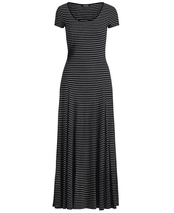 Lauren Ralph Lauren Striped Jersey Maxi Dress & Reviews - Dresses ...