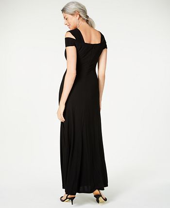 Rm richards sale cold shoulder gown