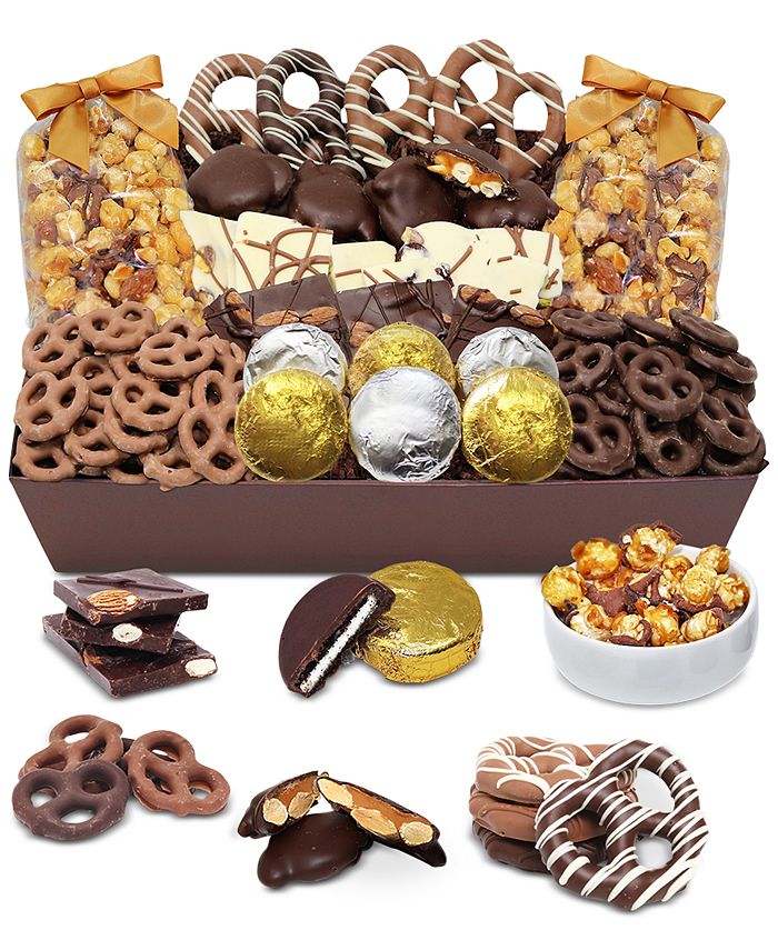 Chocolate Covered Company - Sensational Belgian Chocolate-Covered Snack Basket