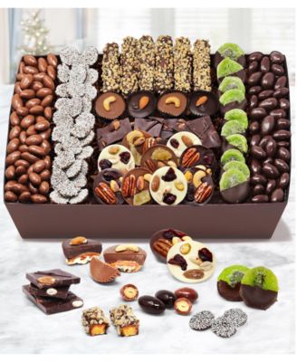 Chocolate Covered Company - Premium Belgian Chocolate Nut & Fruit Tray