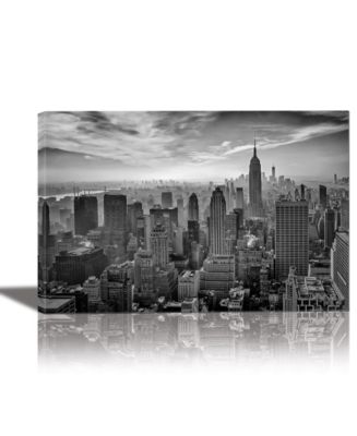 Eurographics Hazy Gotham Framed Canvas Wall Art - Macy's