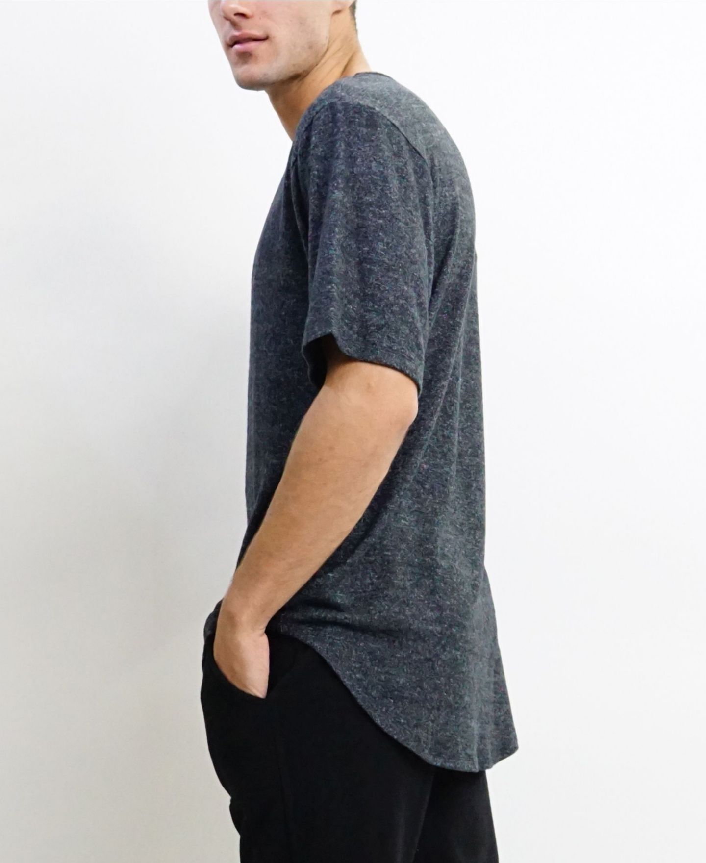 Мужская футболка COIN 1804 Ultra Soft Lightweight Short-Sleeve, цвет: Угольный — фото 2