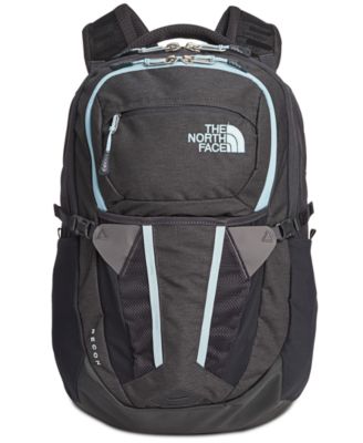 north face backpack black and blue