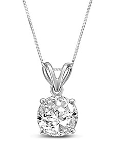 Diamond 18" Pendant Necklace (3/4 ct. t.w.) in 14k White Gold