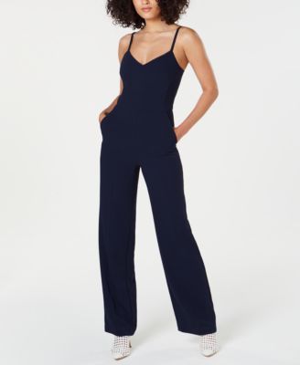 sleeveless v neck jumpsuit
