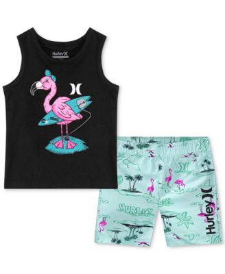 hurley flamingo board shorts