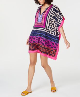 Trina Turk - Printed Poncho Dress