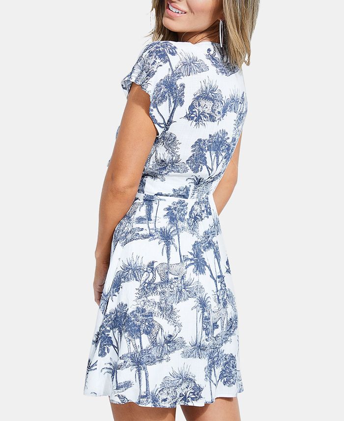 Idalia Women's Multicolor Printed Cotton Dress – Elegant Ethnic & Party Wear For Festive Occasions 6 thumbnail image