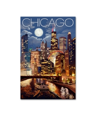 Trademark Global Lantern Press 'chicago 1' Canvas Art In Multi