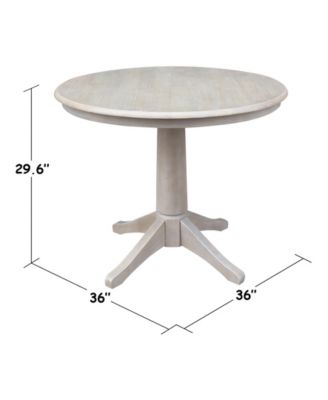 36" Round Top Pedestal Table - 28.9"H