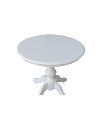 International Concepts 30" Round Top Pedestal Table- 28.9"H