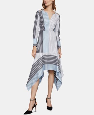 mixed stripe dress