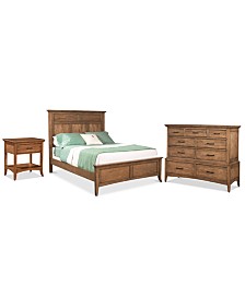 Furniture Lockeland Solid Wood Bedroom Furniture 3 Pc Set King