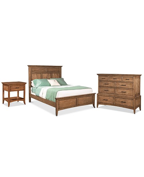 Furniture Lockeland Solid Wood Bedroom Furniture 3 Pc Set King
