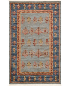 Bridgeport Home Ojas Oja2 Light Blue 5' x 8' Area Rug