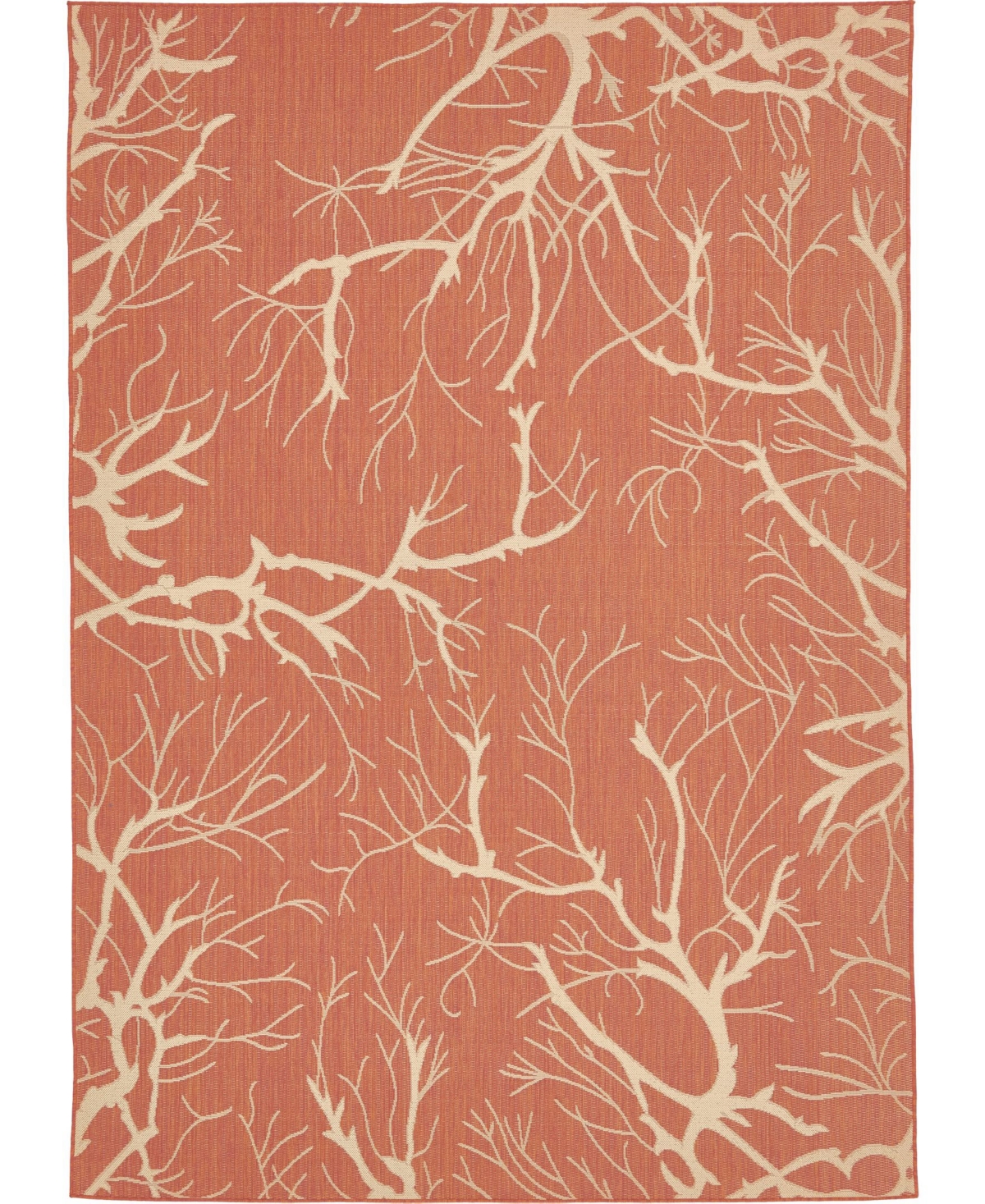 Bayshore Home Outdoor Pashio Pas6 8' x 11' 4in Area Rug - Terracotta
