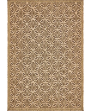 Bridgeport Home Pashio Pas6 Light Brown 6' x 9' Area Rug
