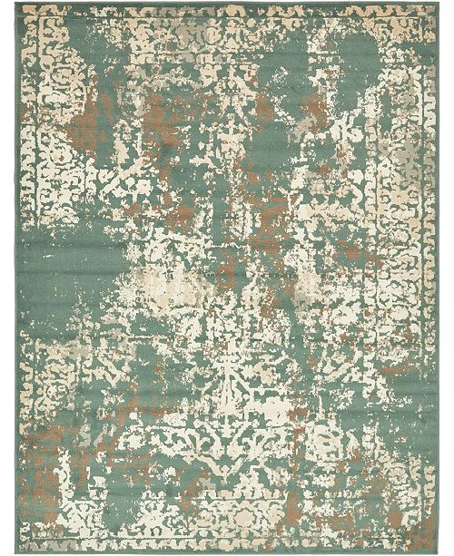 Bridgeport Home Tabert Tab1 Green 9 X 12 Area Rug Reviews Rugs Macy S