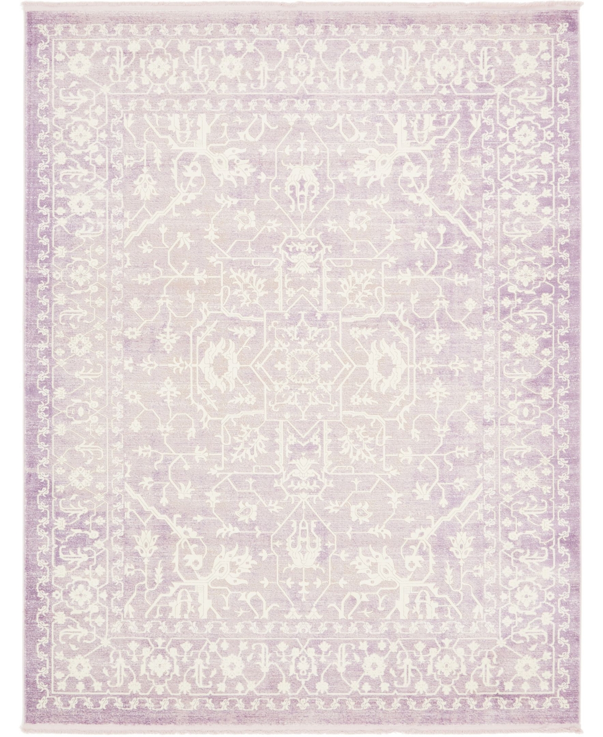 Bayshore Home Norston Nor1 8' x 10' Area Rug - Purple