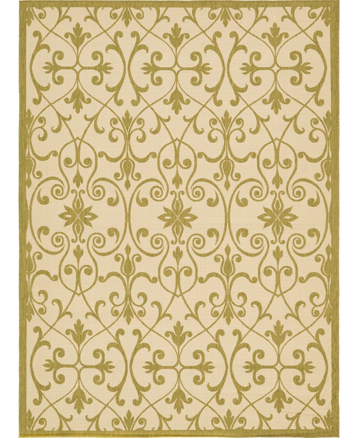 Bayshore Home Outdoor Pashio Pas5 8' x 11' 4in Area Rug - Green