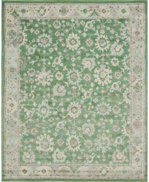 Bridgeport Home Closeout! Bayshore Home Lorem Lor3 8' X 10' Area Rug In Green