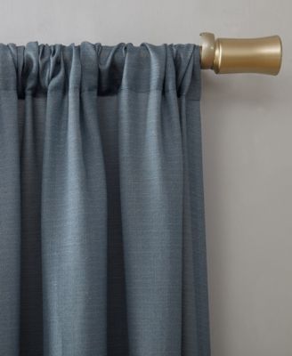 Amalfi Linen Blend Textured Semi-Sheer Rod Pocket Curtain Panel