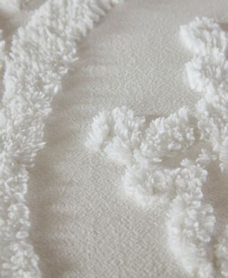 Viola Damask Tufted 3-Pc. Duvet Cover Set, King/California King