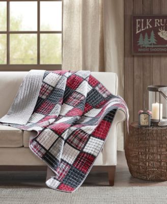 Woolrich - Tulsa 50" x 70" Oversized Plaid Print Cotton Quilted Throw