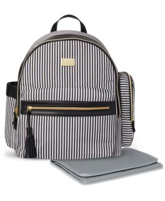 Striped Black and White Backpack baby diaper bag Classic Everyday Carry Amazon.com: Carter main image 4