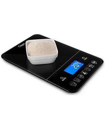 Ozeri Touch III 22 lbs. (10 kg) Digital Kitchen Scale with Calorie Counter,  in Tempered Glass 