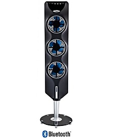 44” 3x Tower Fan with Bluetooth and Passive Noise Reduction Technology