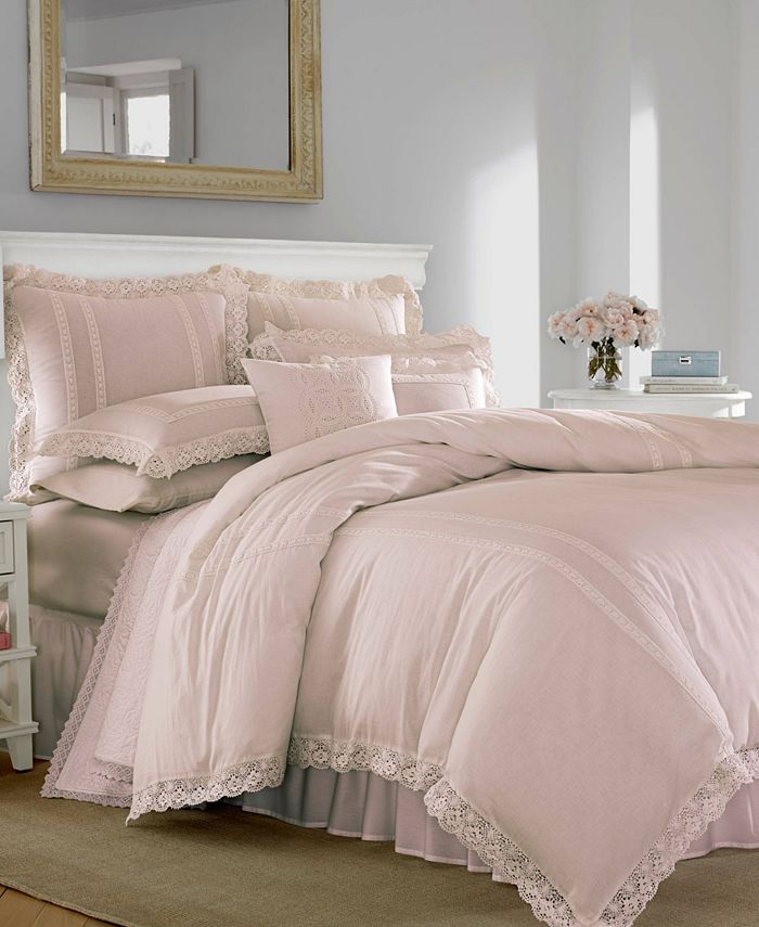 Laura Ashley Annabella Pastel Pink Duvet Set, Full/Queen & Reviews