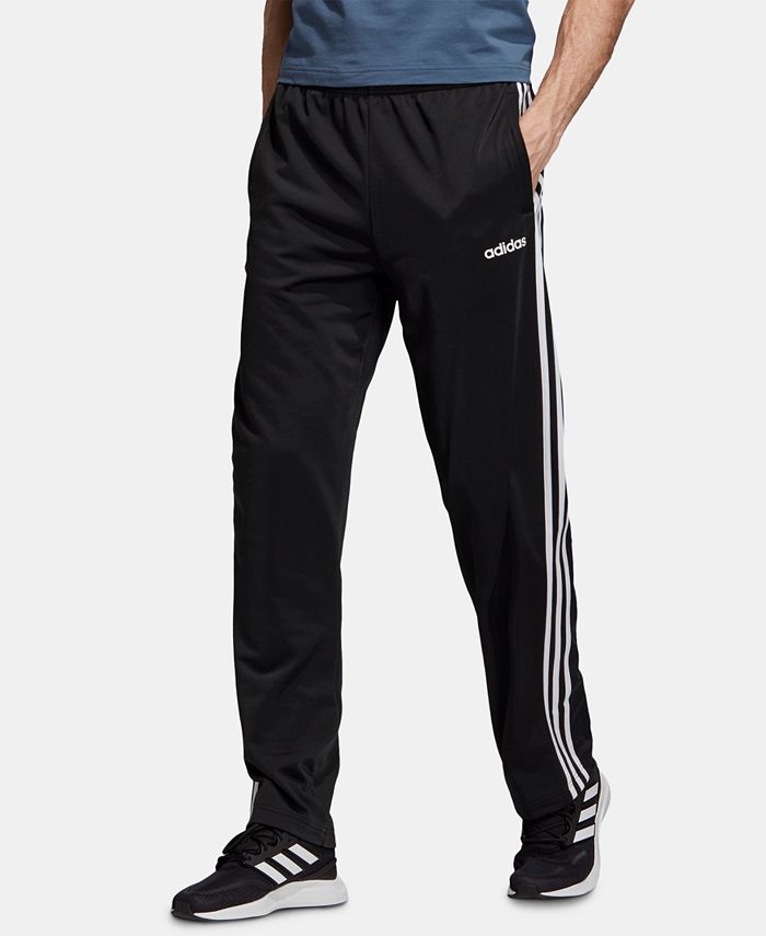 adidas Men's Essentials 3-Stripes Tricot Track Pants - Macy's