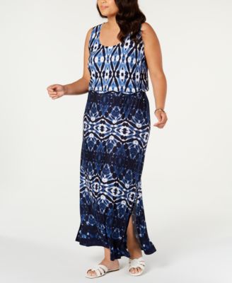 macys plus maxi dresses