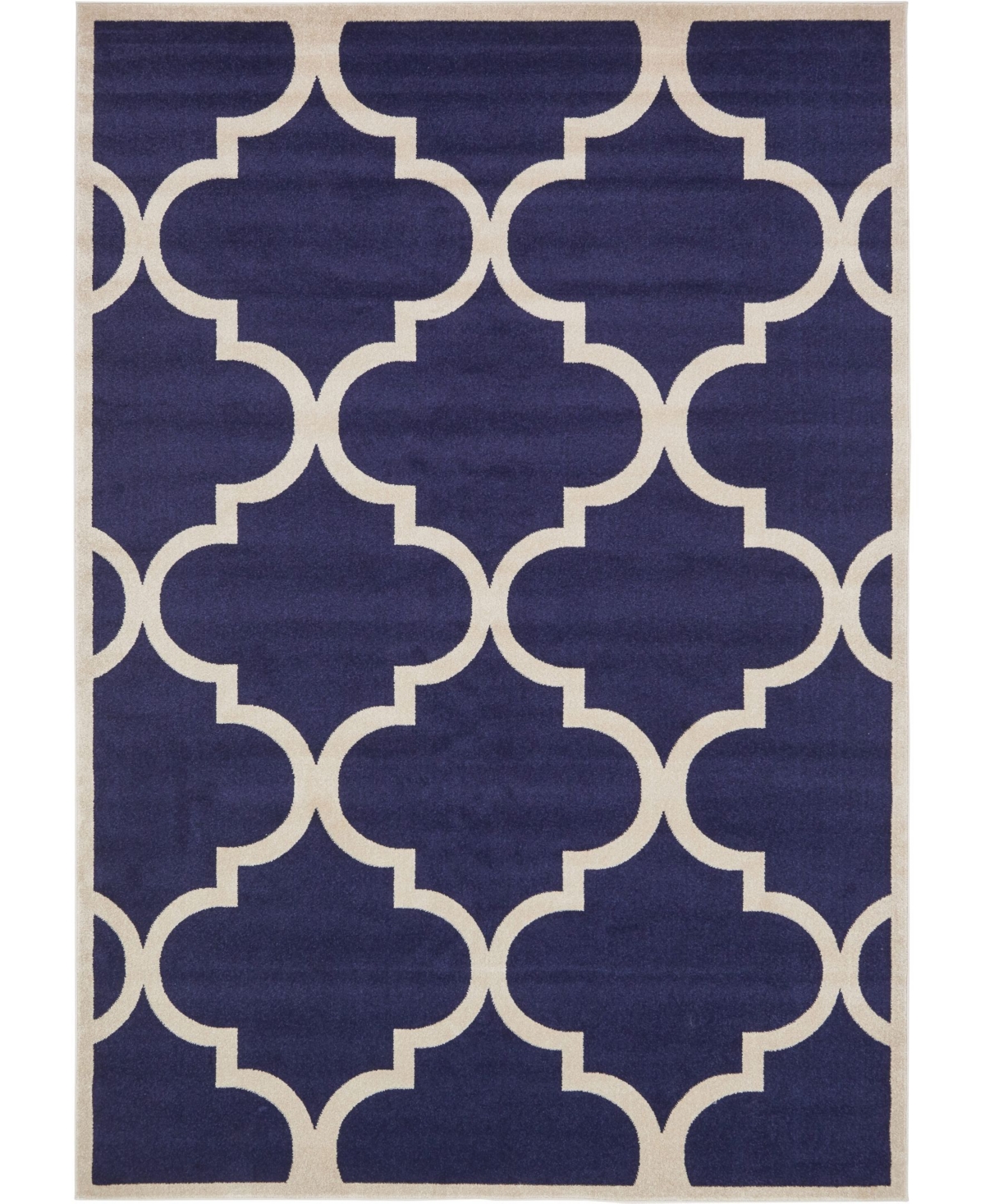 Bayshore Home Arbor Arb3 8' x 11' Area Rug - Navy Blue